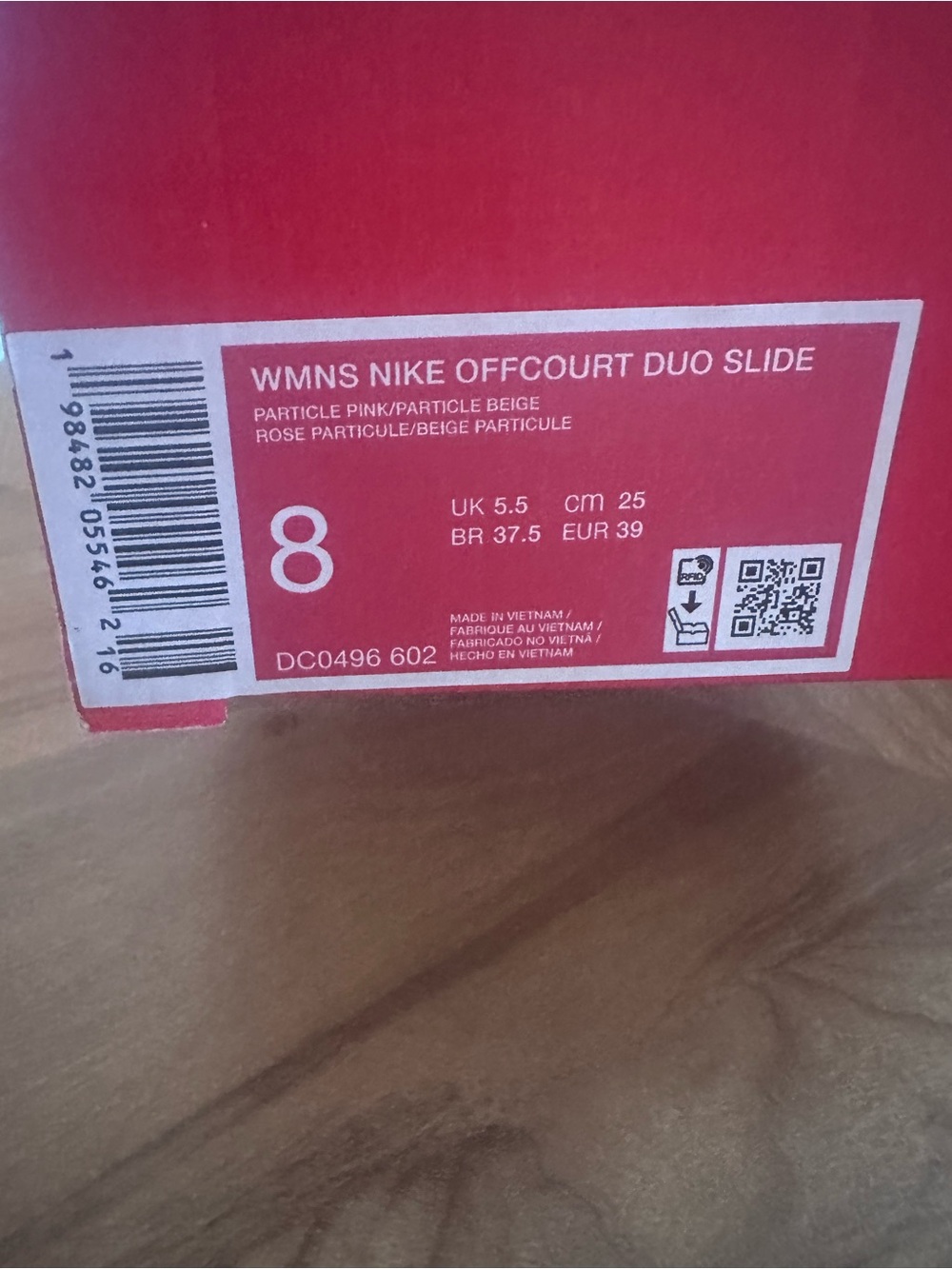 Nike NWT Offcourt Duo Slide sandals pink beige women’s 8 - Picture 9 of 10